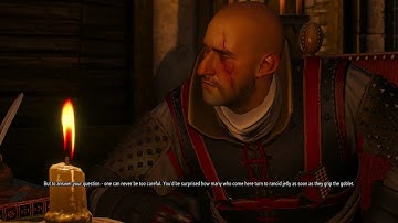 The Best Dialogue Choices with Caleb Menge in The Witcher 3 Count Reuven