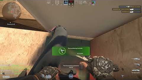 Closest Bomb Defuse In CS2 0.000