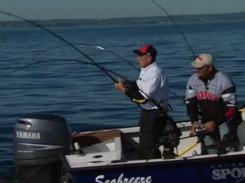 Canadian Sportfishing Trolling for salmon & trout, St. Catharines, Lake  Ontario ON Csf 23 09 01 