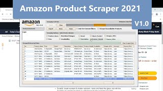 Amazon Data Scraper v1.0 | Extract Product Names, Prices, ASIN & Model Numbers, Images and More!