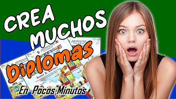 🎓 ¡Crea DIPLOMAS Masivos y Automáticos en Word y Excel! (Guía Paso a Paso)