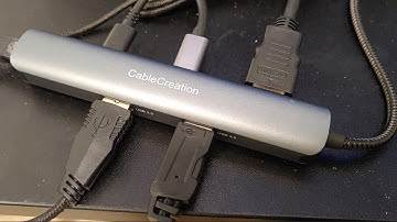 USB C Hub Multiport Adapter Review -  CableCreation 6-in-1 USB-C Hub with 4K 60HZ HDMI