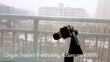 Zhiyun Smooth-C 3 Axis Gimbal with SonyActioncam
