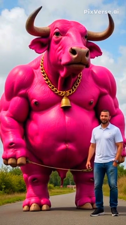 BIG OX/COW/BULL/ দৈত্য গরু 🐂🐄😲 #shorts #trending #ox #cow #bull #ai