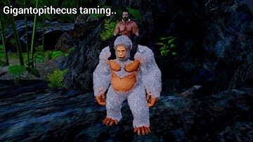 Gigantopithecus taming | Ark mobile #50