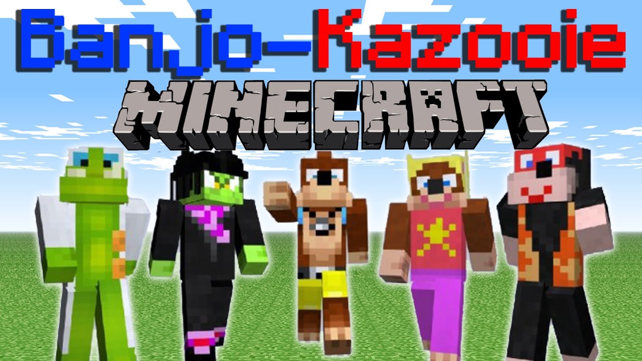 Minecraft: Banjo-Kazooie Skins (Xbox 360 DLC) - YouTube
