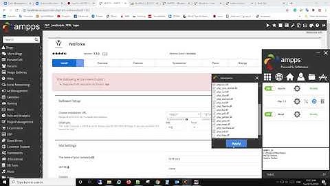 Fix The following errors were found : Required PHP extension not found : intl