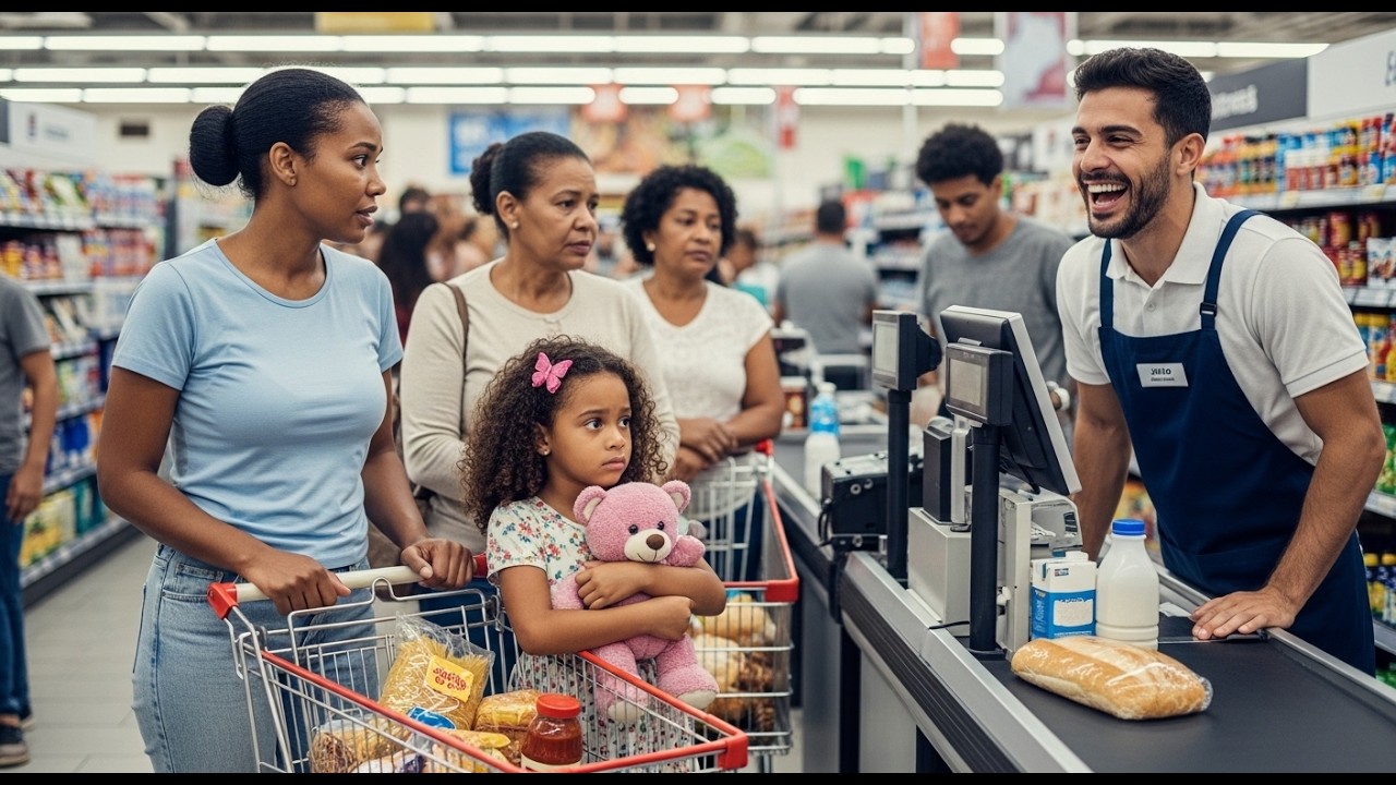 SEU CARTÃO NÃO VAI PASSAR — O CAIXA FALOU PARA A MÃE E SUA FILHA DE 6 ANOS. MAS NÃO IMAGINOU O QUE..