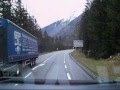 TUNNEL DU MONT BLANC 2 sortie et descente vers chamonix.wmv