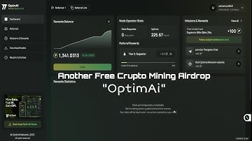 OptimAi Network Airdrop Referral Code: 02B0A4BB #cryptoairdrop #airdrop #cryptomining #optimai