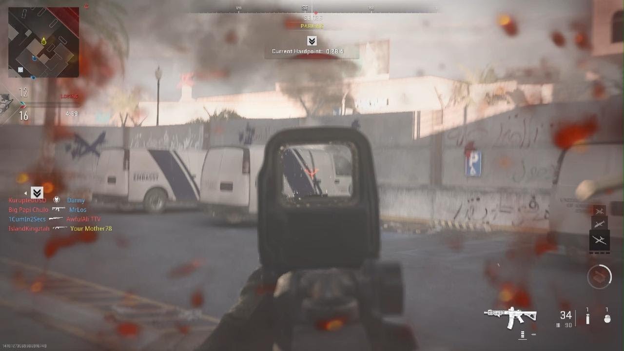 Gaming on cod mod 2 warfare - YouTube