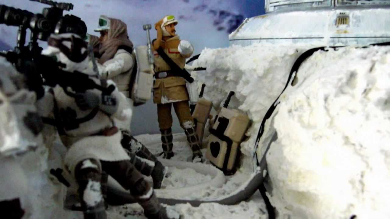 Star Wars Diorama Of The Battle Of Hoth Youtube