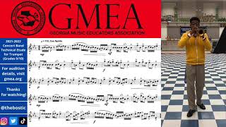 2021-2022 GMEA All-State Concert Band Technical Etude for Trumpet