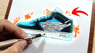 COMO DESENHAR FÁCIL O TÊNIS ANGELICAL - YouTube