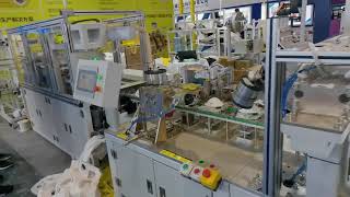Richpeace Cup mask automated production line is performing in ITMA ASIA + CITME