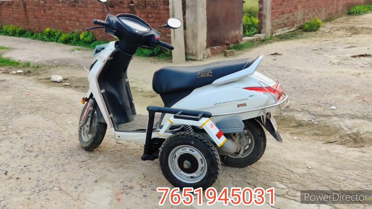 Side wheel attachment for handicapped / Retro fitment kit / Attachment for activa 9235790610