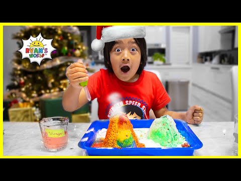 Baking Soda and Vinegar Christmas Tree Easy DIY Science Experiments for kids!