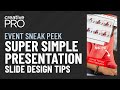 Presentation design super simple slide design tutorial