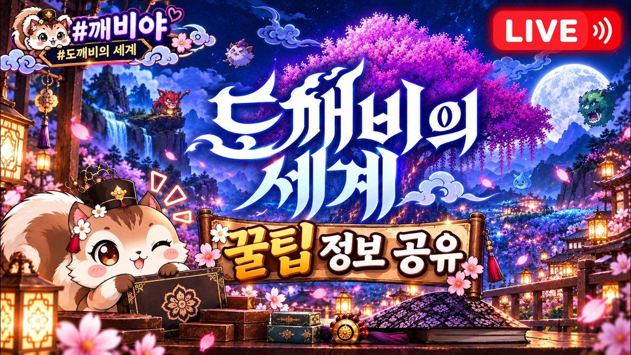 [도깨비의 세계]1시 긴급 라이브방송! 한입 컷 레이드 막혔어요! 우물동굴 노물약 가능!ㅋ_ㅋ  2000회피 21만투력 전설가호 [무 소과금 꿀팁  정보 공유]  #도깨비 #슈퍼캣