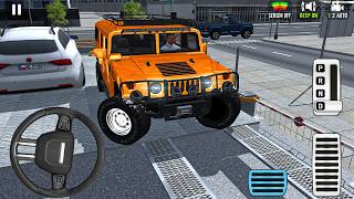 Parking License Simulator new school: 4x4 Hummer H1 Auto park missions 3d game - android gameplay screenshot 1