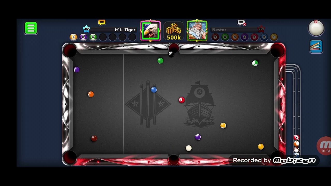 8 ball pool very easy gameplay CRIMSON MOON 