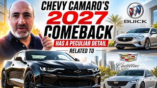Chevy Camaro's 2027 Comeback Has a Peculiar Detail Related To Buick Sedans and Cadillac CT5