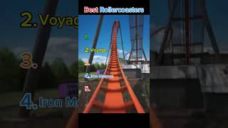 Top 5 best roller coasters #fun #entertainment #energy