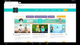 How to start Hour of Code on tablets screenshot 4