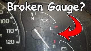 Customer States Oil Pressure Gauge Broken Customer States Oil Pressure Gauge Broken