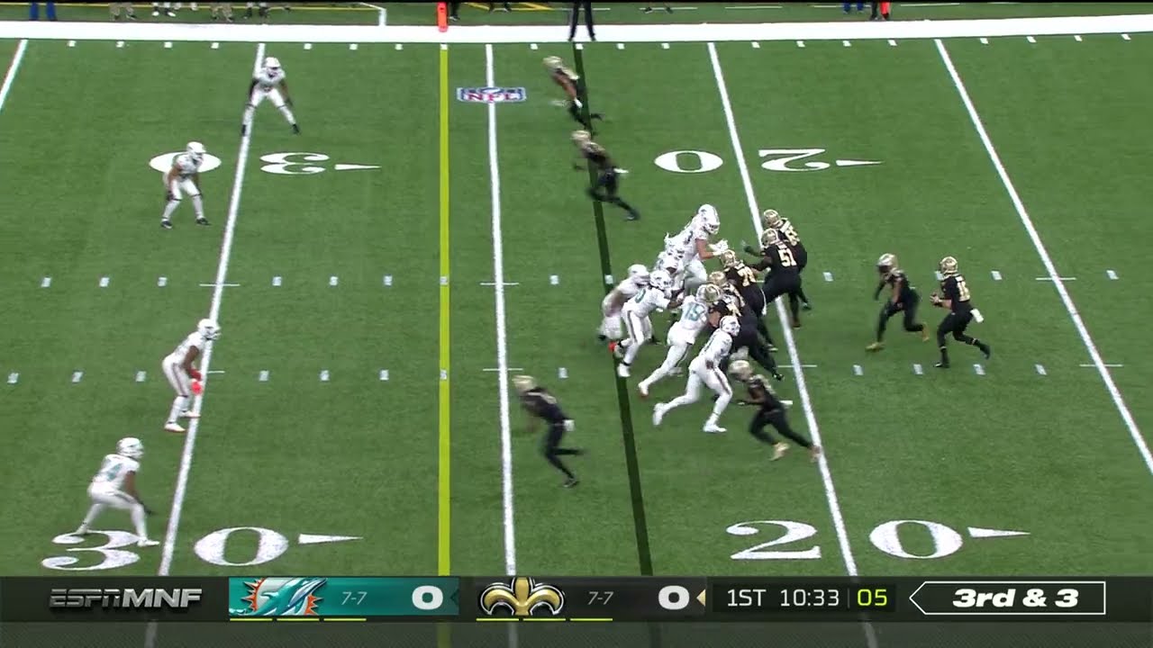 Dolphins Pick-6 Against Saints Rookie Ian Book