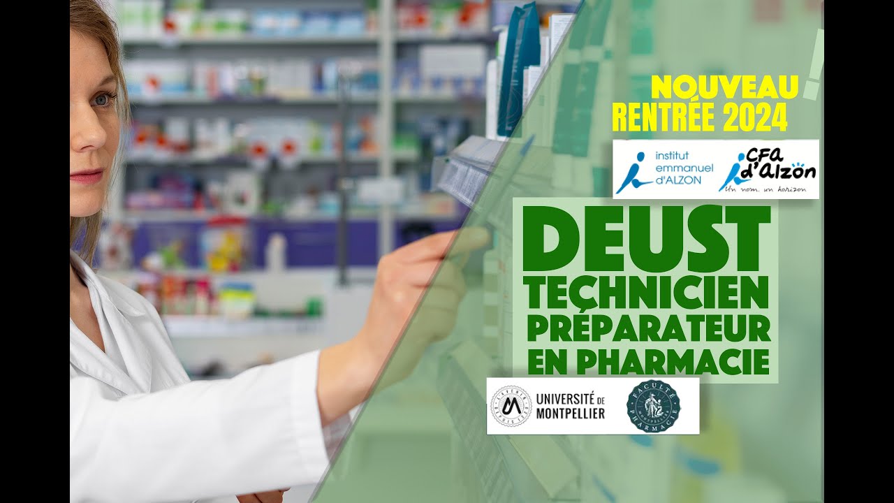 Ouverture du DEUST Préparateur Technicien en Pharmacie. Conférence de — free download