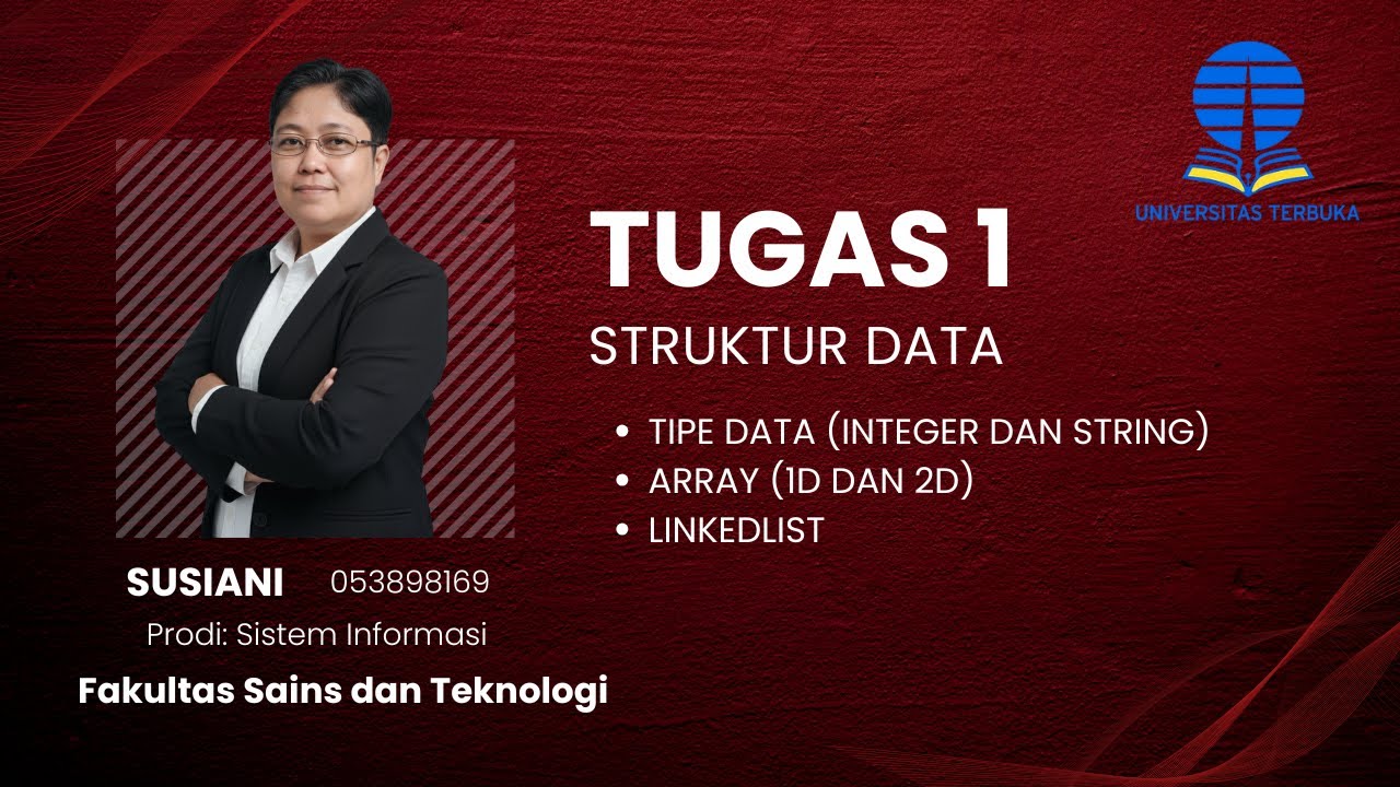 Tugas 1 Struktur Data dengan Pemrograman Java - YouTube