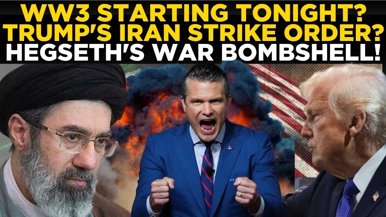 US-IRAN WAR LIVE: WORLD WAR 3 TONIGHT?! Hegseth Drops BOMBSHELL on Trump's Iran Strike Orders!