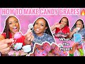 HOW TO: MAKE CANDY GRAPES | COOK WITH  US| CRACK GRAPES & CANDIED PICKLES😱| MUST WATCH‼️ | KelseaRaé