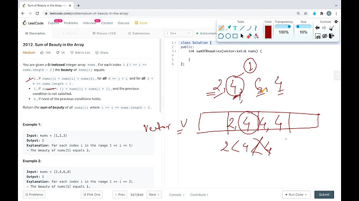 Sum of Beauty in the Array | LeetCode 2012 | English