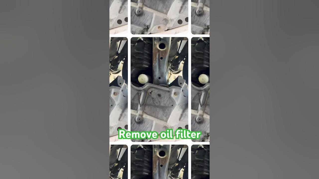 Remove oil filter - YouTube