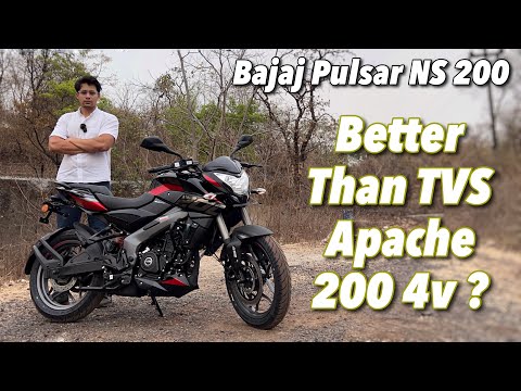 2023 Bajaj Pulsar NS 200 Review - Better Than TVS Apache 200 4v ??