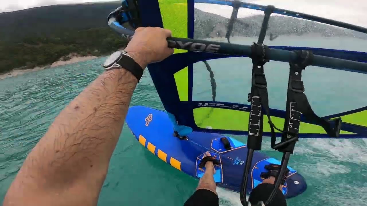Windsurfing on french lakes 1 YouTube