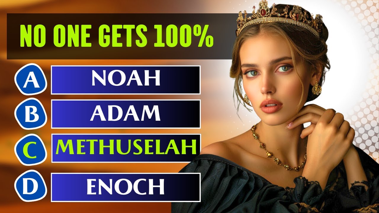 50 Difficult Bible Quiz & Trivia Questions & Answers to Test Your Bible ...