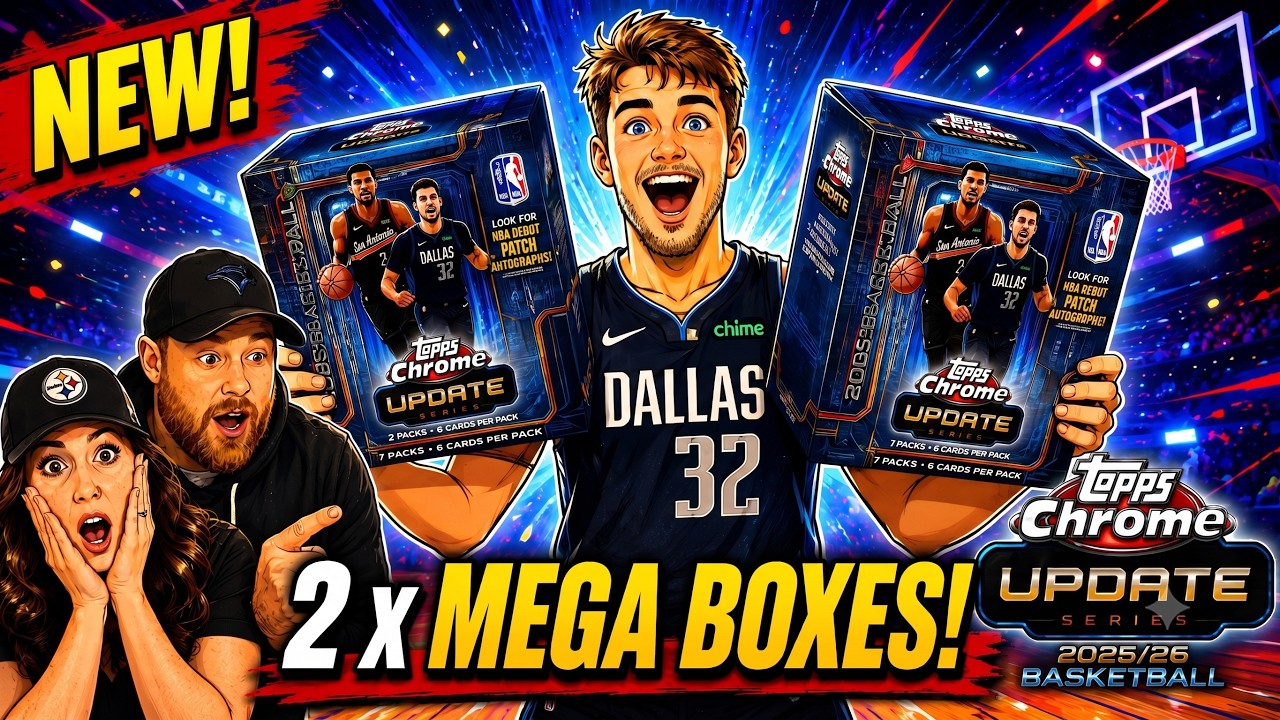 We Opened 2 x Topps Chrome Update Series NBA Mega Boxes... Was It Worth It?