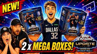 We Opened 2 x Topps Chrome Update Series NBA Mega Boxes... Was It Worth It