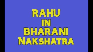 Rahu In Ariesbharani Nakshatra Hindi Vedic Astrology