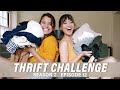 THRIFT WITH US - Thrifting the BEST sweaters + fall pieces! Huge try on haul