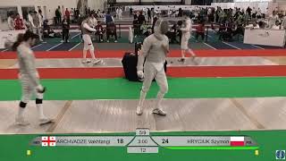🇪🇪🤺 ესტონეთი ევროპის ჩემპიონატი U23 ხმალიგუნდური T2 🇬🇪 GEORGIA / POLAND 🇵🇱 #fencing #sabres