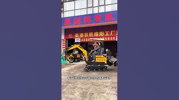 Agricultural machinery Excavator One machine with multiple uses saves time, effort and labor Rur