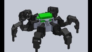 Hexapod 3D Print-able model