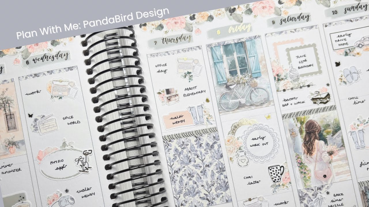 Plan With Me | Pandabird Design | Sunday 