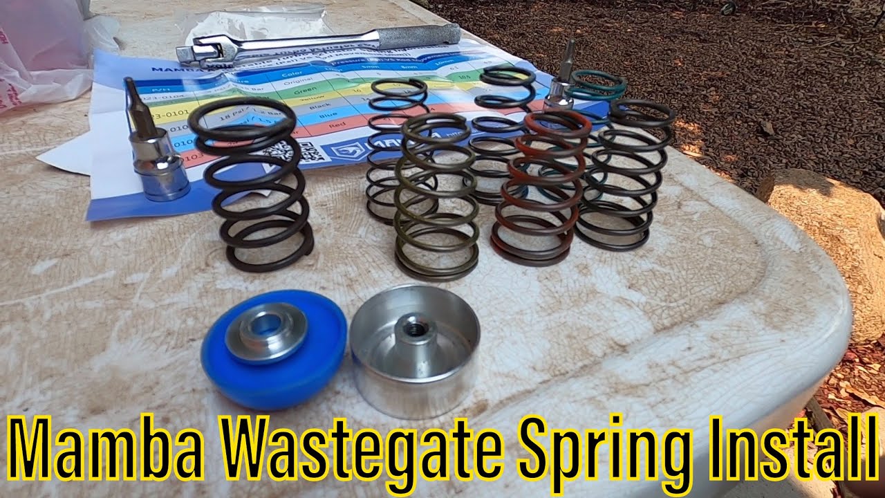 ebay Mamba Wastegate Spring Install How Much Boost Will It Make?! Turbo Miata YouTube