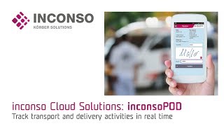 Track transport and delivery activities in real-time: inconsoPOD screenshot 3