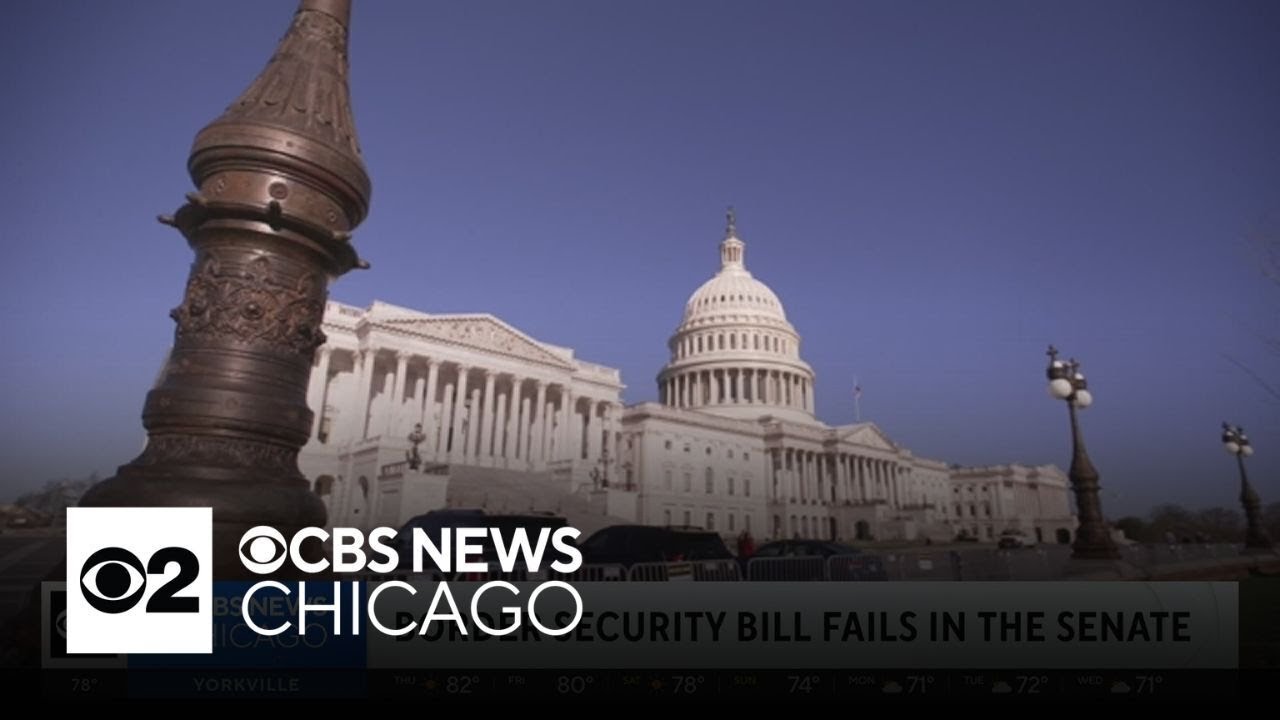 Bipartisan border security bill fails again in the Senate - YouTube